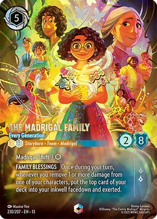 Image of The Madrigal Family - Every Generation (Enchanted) (230/204) - Attack of the Vine Holofoil