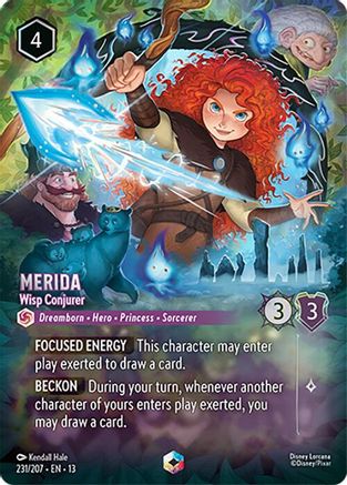 Image of Merida - Wisp Conjurer (Enchanted) (231/204) - Attack of the Vine Holofoil