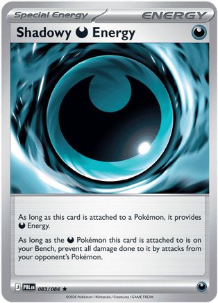Image of Shadowy Darkness Energy 083  - Reverse Holofoil ME05 Pitch Black - Rare