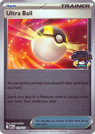 Image of Ultra Ball - European International Championship 131  - Reverse Holofoil League & Championship Cards - Common