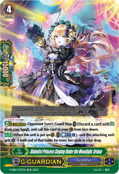 Image of Diabolist Princess Singing Under the Moonlight, Oriana (V-SS10/037EN) [Premium Battle Deckset 2023]