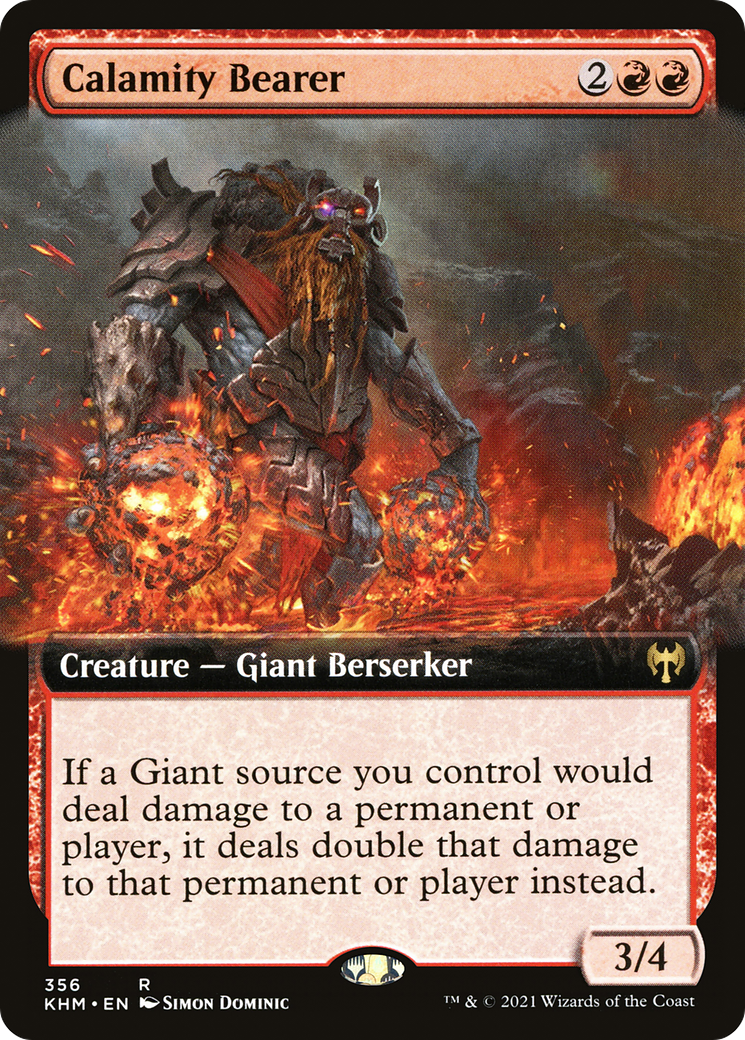 Image of Calamity Bearer (Extended Art) [Kaldheim]