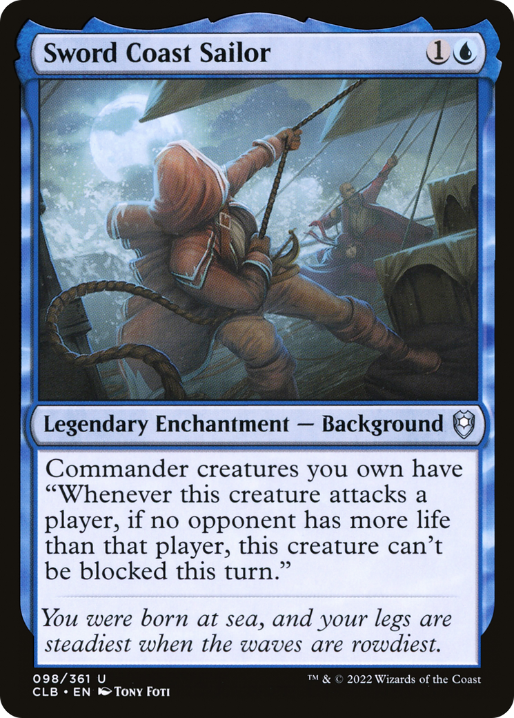 Image of Sword Coast Sailor [Commander Legends: Battle for Baldur's Gate]