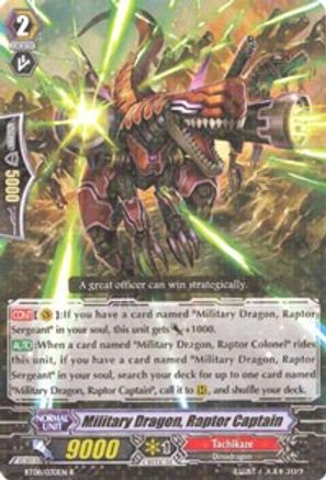 Image of Military Dragon, Raptor Captain (BLUE STORM ARMADA)
