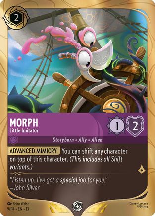 Image of Morph - Little Imitator (9) - Disney Lorcana Promo Cards Holofoil