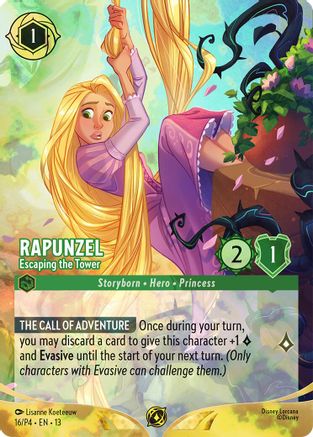 Image of Rapunzel - Escaping the Tower (Store Championship) (16) - Disney Lorcana Promo Cards Holofoil
