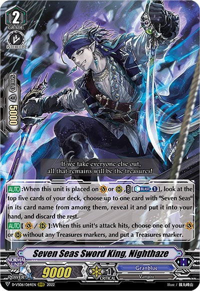 Image of Seven Seas Sword King, Nighthaze (D-VS06/064EN) [V Clan Collection Vol.6]
