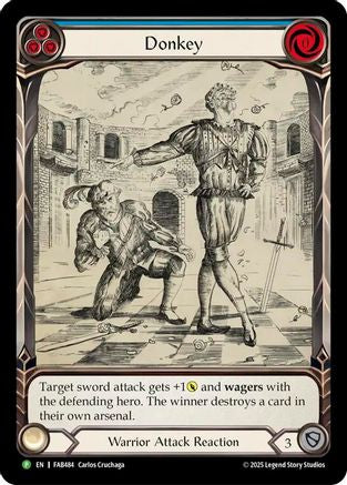 Image of Donkey - FAB484 (FAB484) - Flesh and Blood: Promo Cards Rainbow Foil