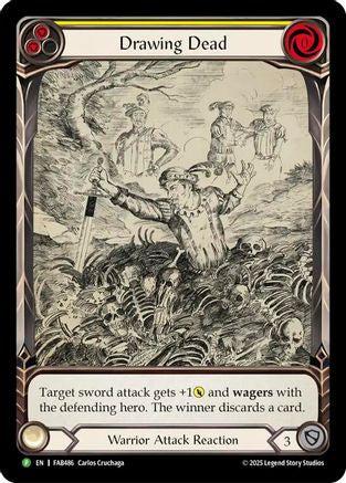 Image of Drawing Dead - FAB486 (FAB486) - Flesh and Blood: Promo Cards Rainbow Foil