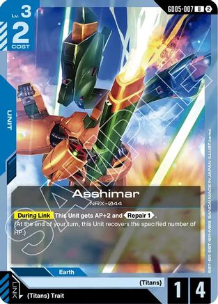 Image of Asshimar (GD05-007) - Freedom Ascension
