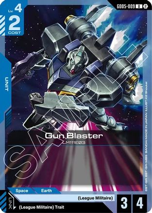 Image of Gun Blaster (GD05-009) - Freedom Ascension