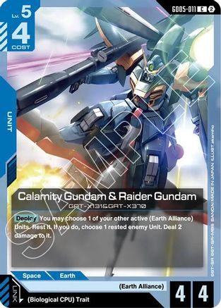 Image of Calamity Gundam & Raider Gundam (GD05-011) - Freedom Ascension