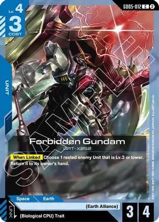 Image of Forbidden Gundam (GD05-012) - Freedom Ascension