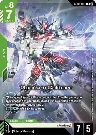 Image of Gundam Calibarn (GD05-018) - Freedom Ascension Holofoil