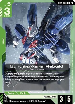 Image of Gundam Aerial Rebuild (GD05-026) - Freedom Ascension