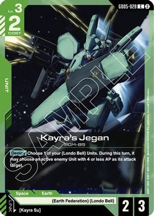 Image of Kayra's Jegan (GD05-028) - Freedom Ascension