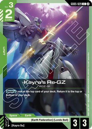 Image of Kayra's Re-GZ (GD05-029) - Freedom Ascension