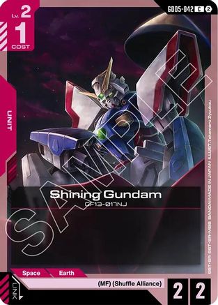 Image of Shining Gundam (GD05-042) (GD05-042) - Freedom Ascension
