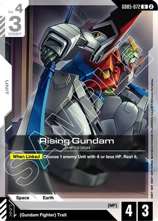 Image of Rising Gundam (GD05-072) - Freedom Ascension