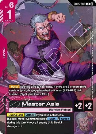 Image of Master Asia (GD05-089) - Freedom Ascension Holofoil