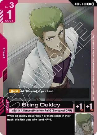 Image of Sting Oakley (GD05-091) - Freedom Ascension