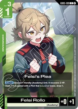 Image of Felsi's Plea (GD05-109) - Freedom Ascension