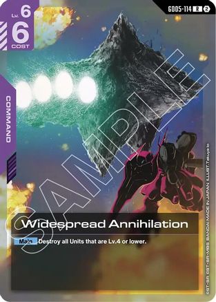 Image of Widespread Annihilation (GD05-114) - Freedom Ascension Holofoil