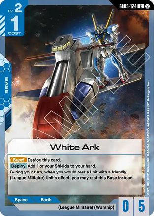 Image of White Ark (GD05-124) - Freedom Ascension