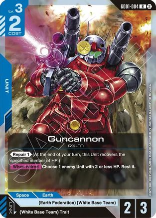 Image of Guncannon (GD01-004) - Deck Build Box Freedom Ascension