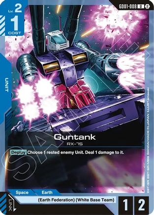Image of Guntank (GD01-008) - Deck Build Box Freedom Ascension