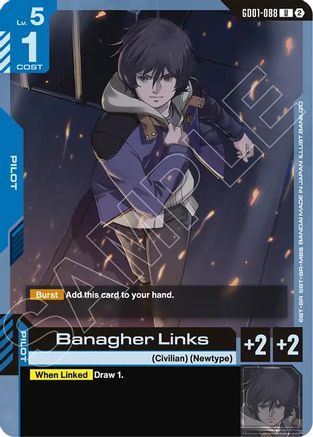 Image of Banagher Links (GD01-088) - Deck Build Box Freedom Ascension