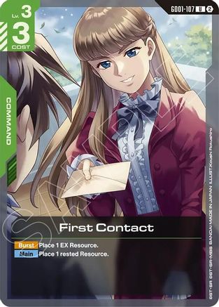 Image of First Contact (GD01-107) - Deck Build Box Freedom Ascension