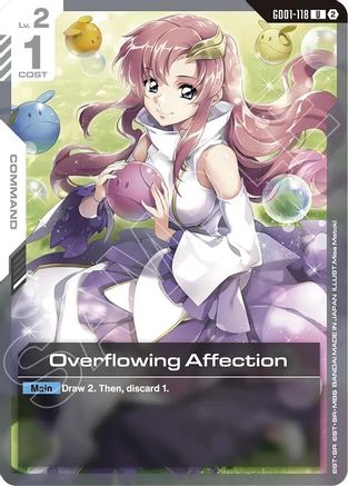 Image of Overflowing Affection (GD01-118) - Deck Build Box Freedom Ascension
