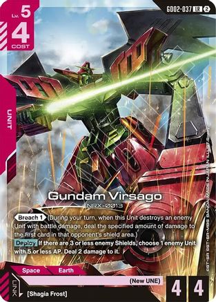 Image of Gundam Virsago (GD02-037) - Deck Build Box Freedom Ascension