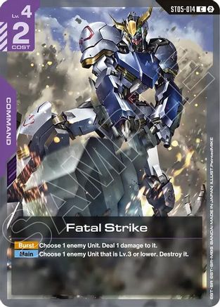 Image of Fatal Strike (ST05-014) - Deck Build Box Freedom Ascension
