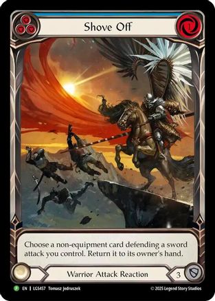 Image of Shove Off - LGS457 (LGS457) - Flesh and Blood: Promo Cards Cold Foil