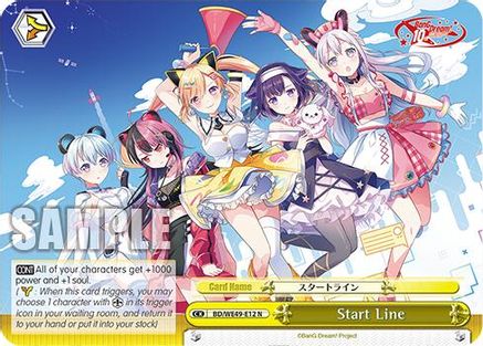Image of Start Line (BD/WE49-E12) - BanG Dream! 10th Anniversary! Premium Booster