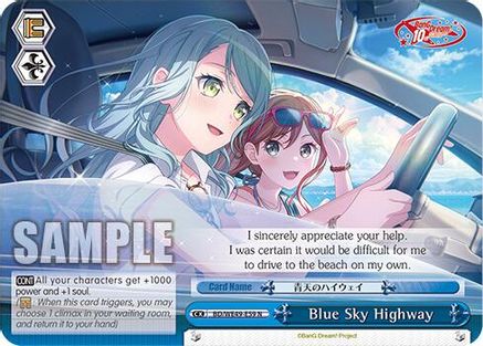 Image of Blue Sky Highway (BD/WE49-E59) - BanG Dream! 10th Anniversary! Premium Booster