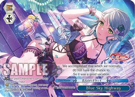 Image of Blue Sky Highway (BDR) (BD/WE49-E59BDR) - BanG Dream! 10th Anniversary! Premium Booster