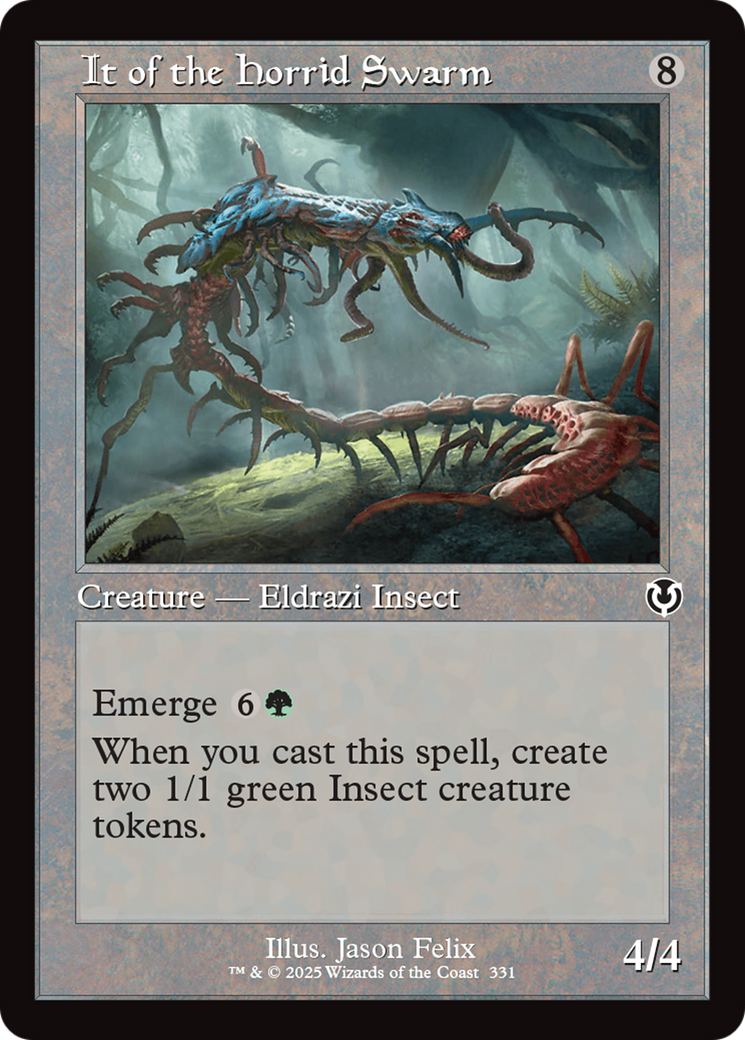 Image of It of the Horrid Swarm (Retro Frame) [Innistrad Remastered]