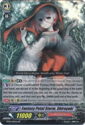 Image of Fantasy Petal Storm, Shirayuki (CLASH OF KNIGHTS & DRAGONS)