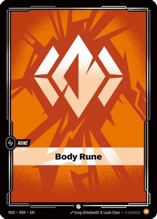 Image of Body Rune (R04) - Vendetta Foil
