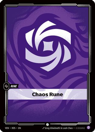 Image of Chaos Rune (R05) - Vendetta