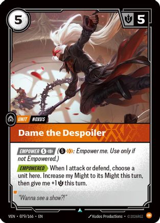 Image of Dame the Despoiler (079/166) - Vendetta