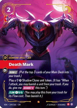 Image of Death Mark (144/166) - Vendetta Foil
