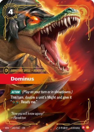 Image of Dominus (142/166) - Vendetta Foil