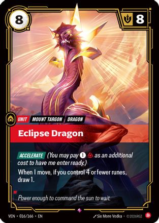 Image of Eclipse Dragon (016/166) - Vendetta Foil