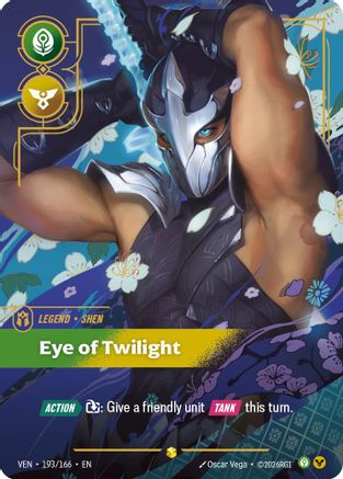 Image of Shen - Eye of Twilight (Overnumbered) (193/166) - Vendetta Foil