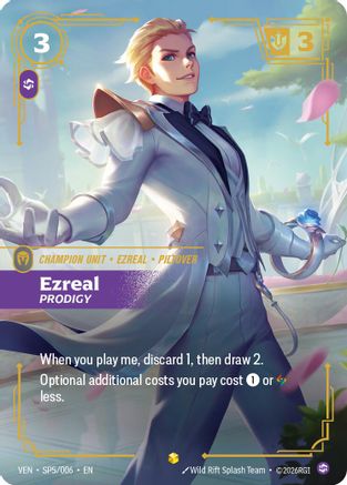 Image of Ezreal - Prodigy (SP5/006) - Vendetta Foil