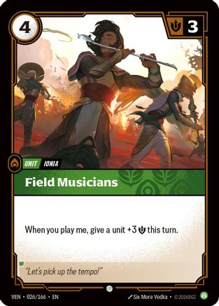 Image of Field Musicians (026/166) - Vendetta Foil